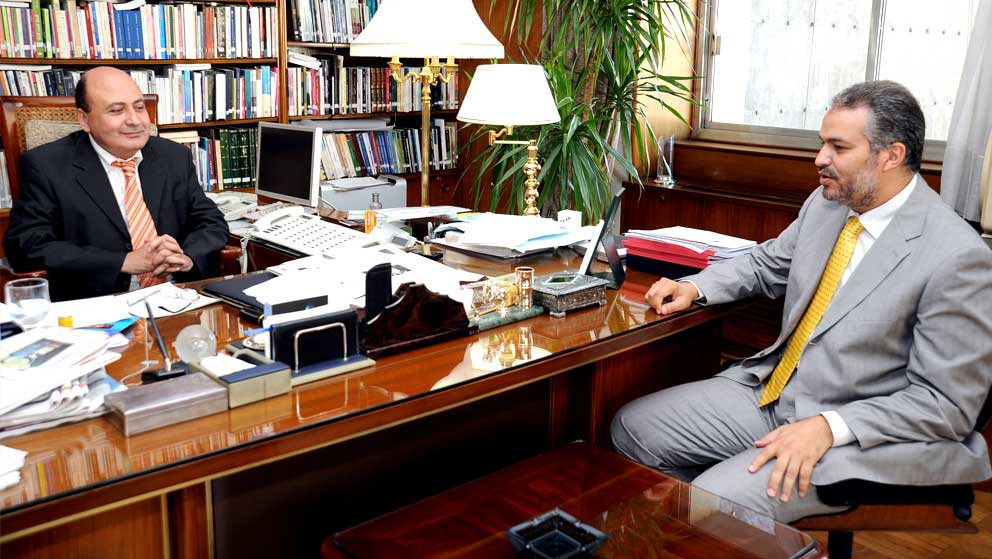 الرئيسية 7 ضياء السعيد، أسامة سرايا، رئيس تحرير جريدة الأهرام 1 الرئيسية