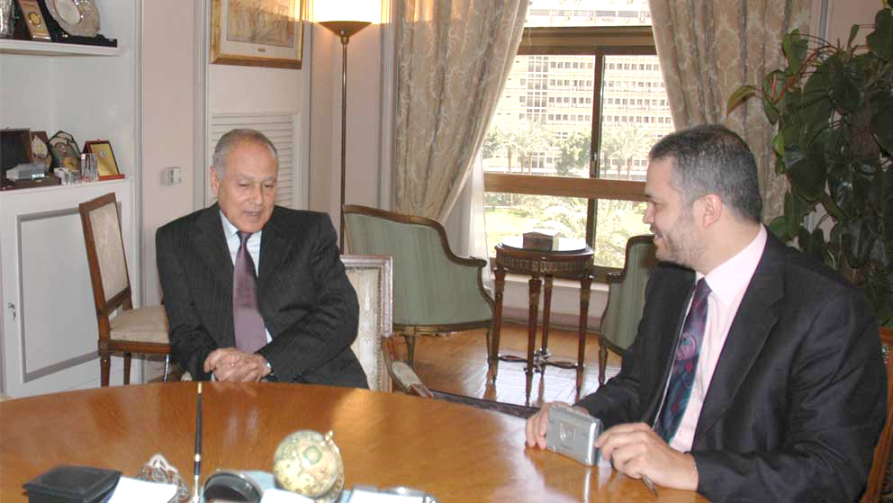 الرئيسية 5 ضياء السعيد، أحمد أبو الغيط، وزير الخارجية المصري0، الرئيسية